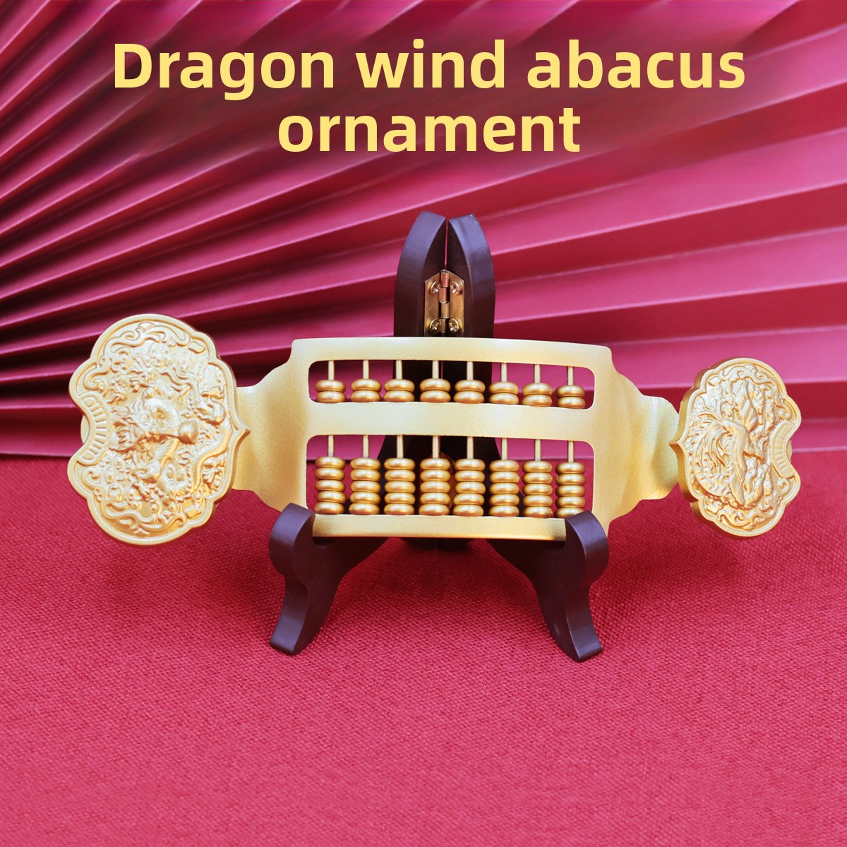Office Furniture Phoenix - Dragon Phoenix Brass Abacus Ornament, Wealth