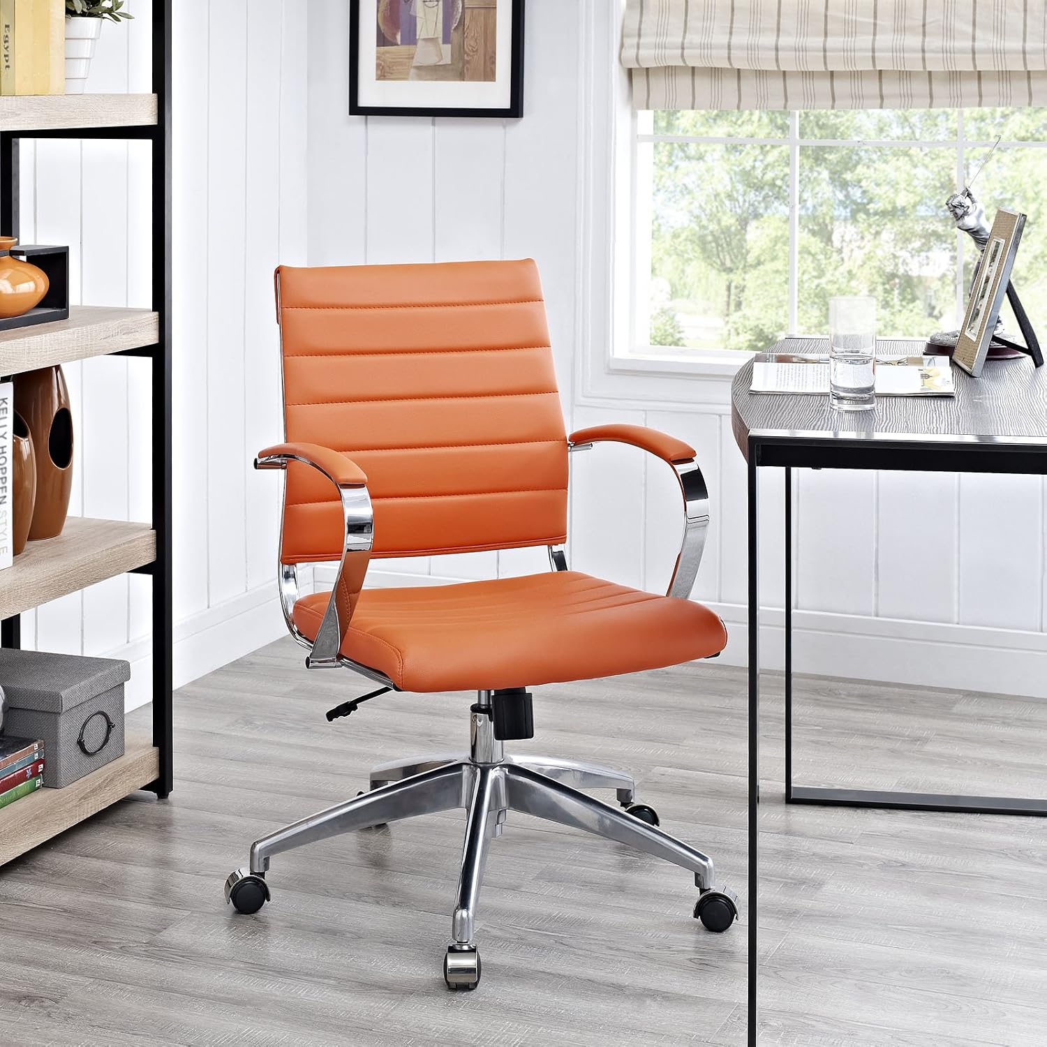 Ribbed Mid Back Office Chair E - đánh giá và giá Task Chair Mid Back