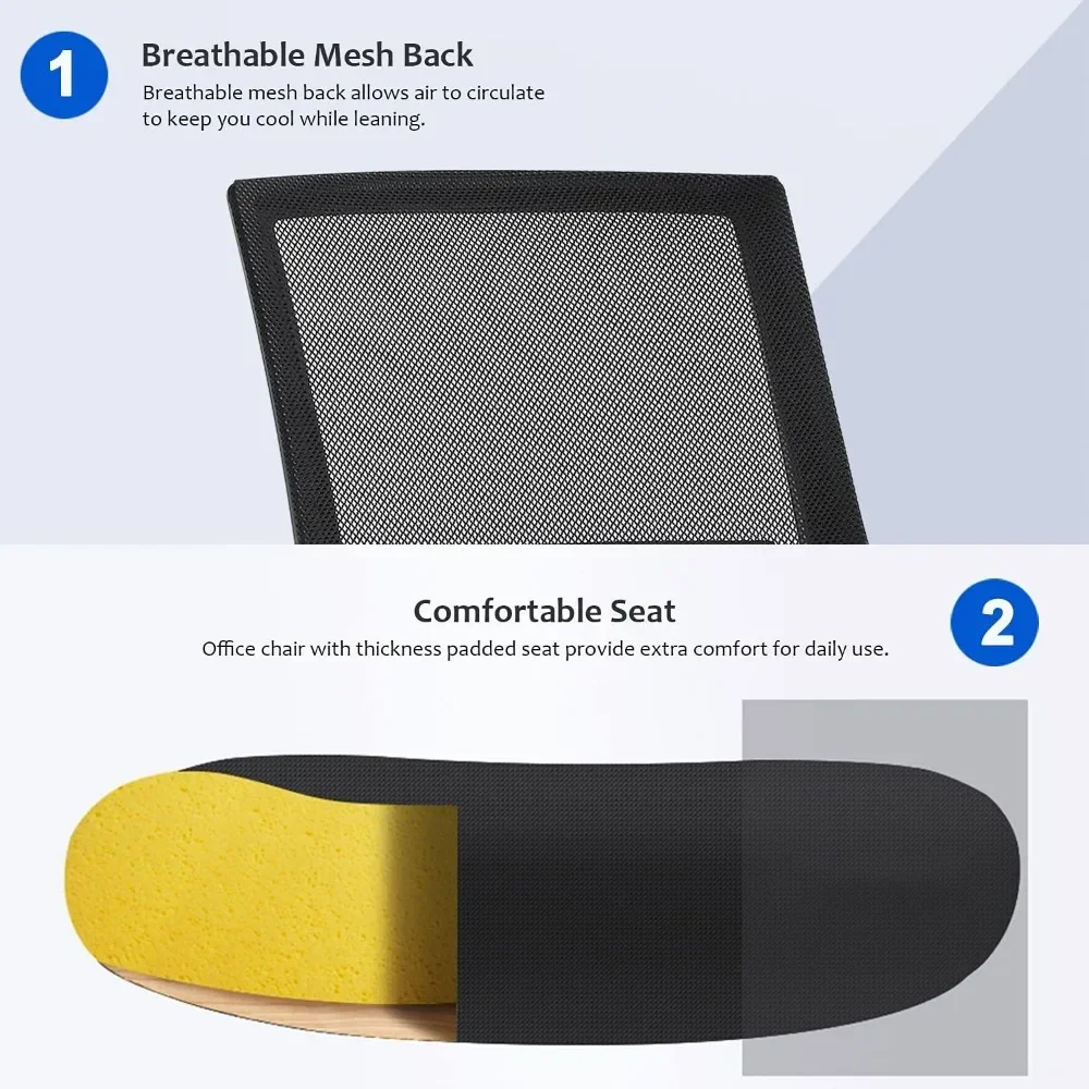 Ergonomic office chair, mid-ba - đánh giá và giá Task Chair Mid Back