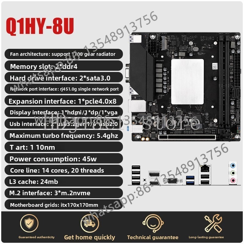 Placa-mãe Q1HY/Q1J0 com kit CP - đánh giá và giá Office Furniture Com