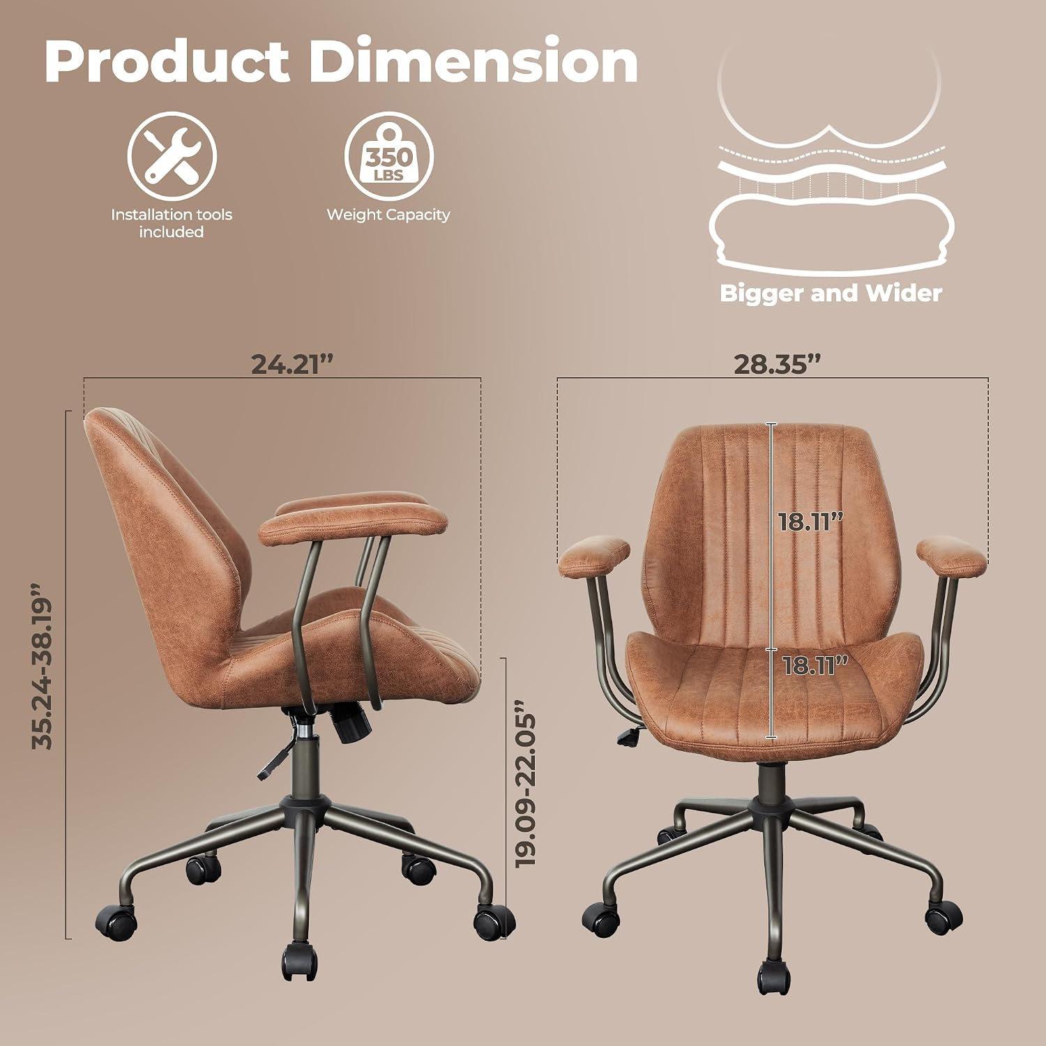 Ergonomic Mid-Back Office Chai - đánh giá và giá Task Chair Mid Back