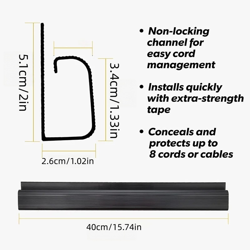 Self-Adhesive Desk Wire Organi - đánh giá và giá Cable Tray Under Desk