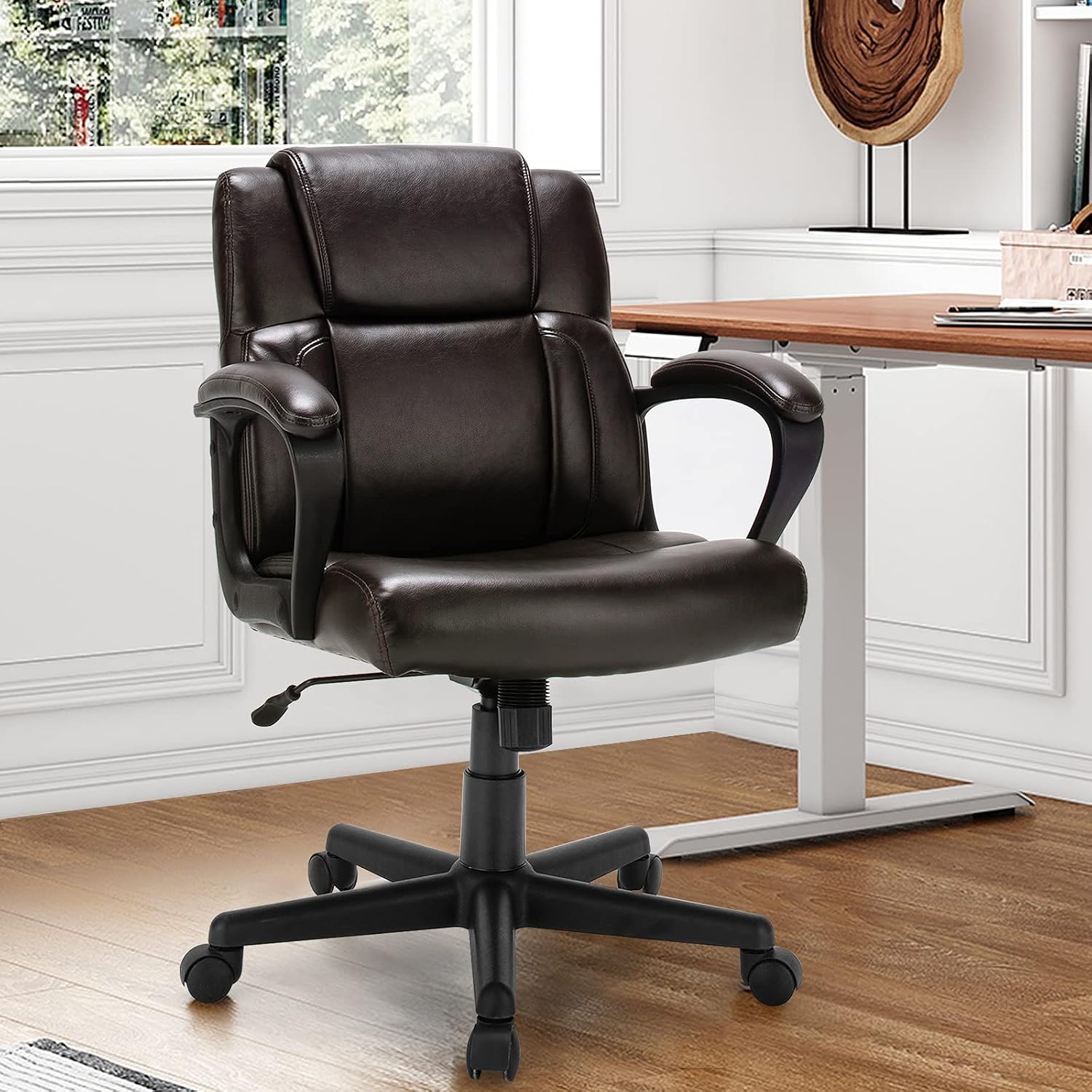 Leather Executive Office Chair - đánh giá và giá Task Chair Mid Back
