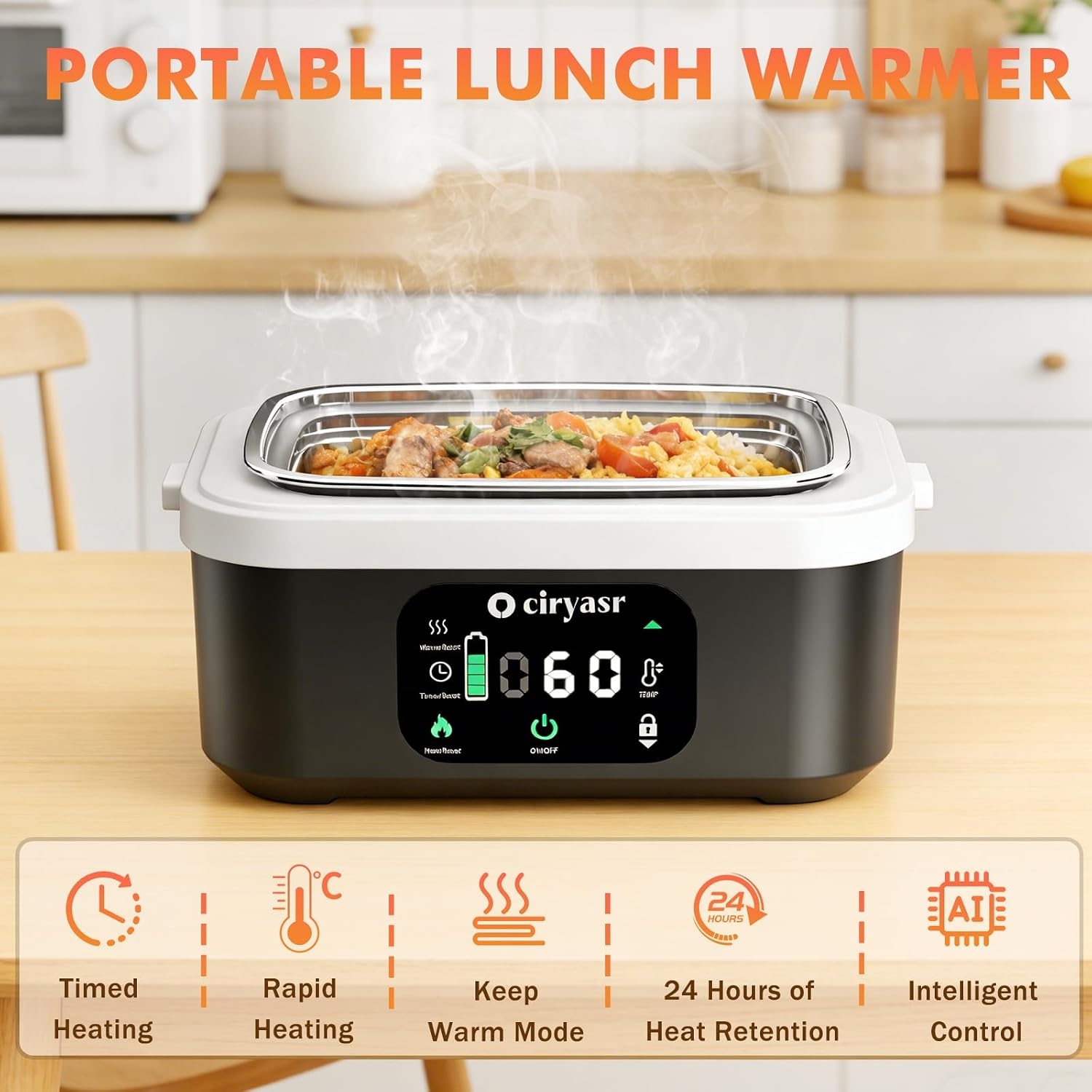 Powerful Electric Lunch Box, 1 - đánh giá và giá Office Furniture China