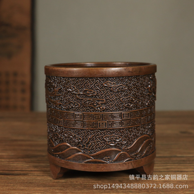 Bronze Incense Burner Cylinder - đánh giá và giá Office Furniture Phoenix