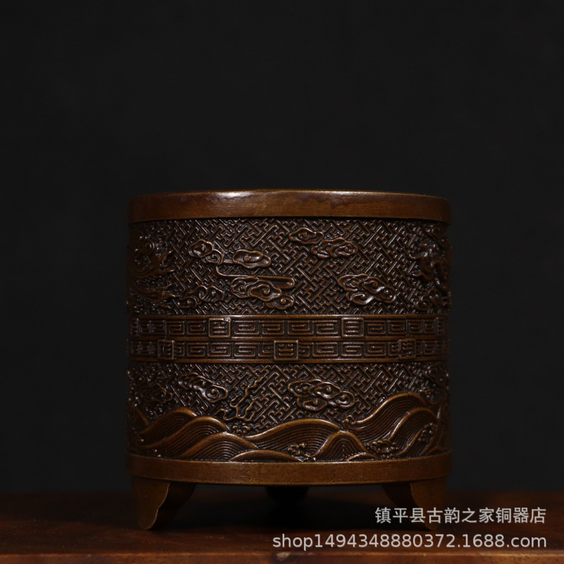 Bronze Incense Burner Cylinder - đánh giá và giá Office Furniture Phoenix