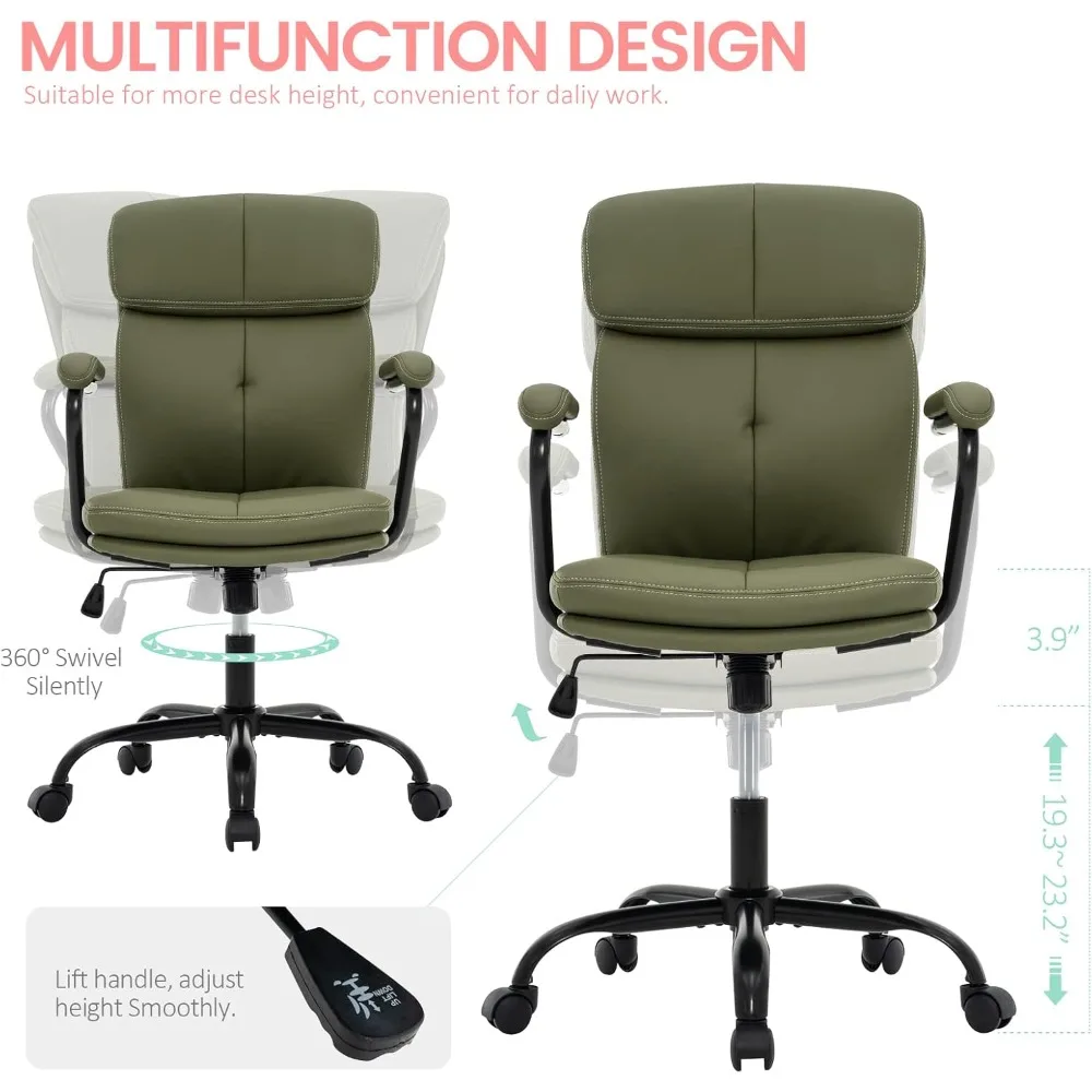 Adjustable Rocking Swivel Comp - đánh giá và giá Task Chair Mid Back